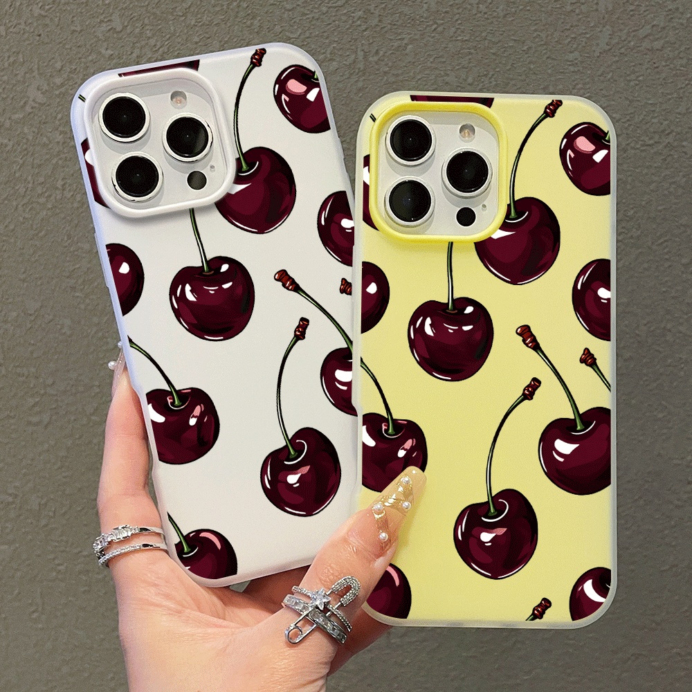 Phone Cases Mous - INS Cheery Phone Case For iPhone