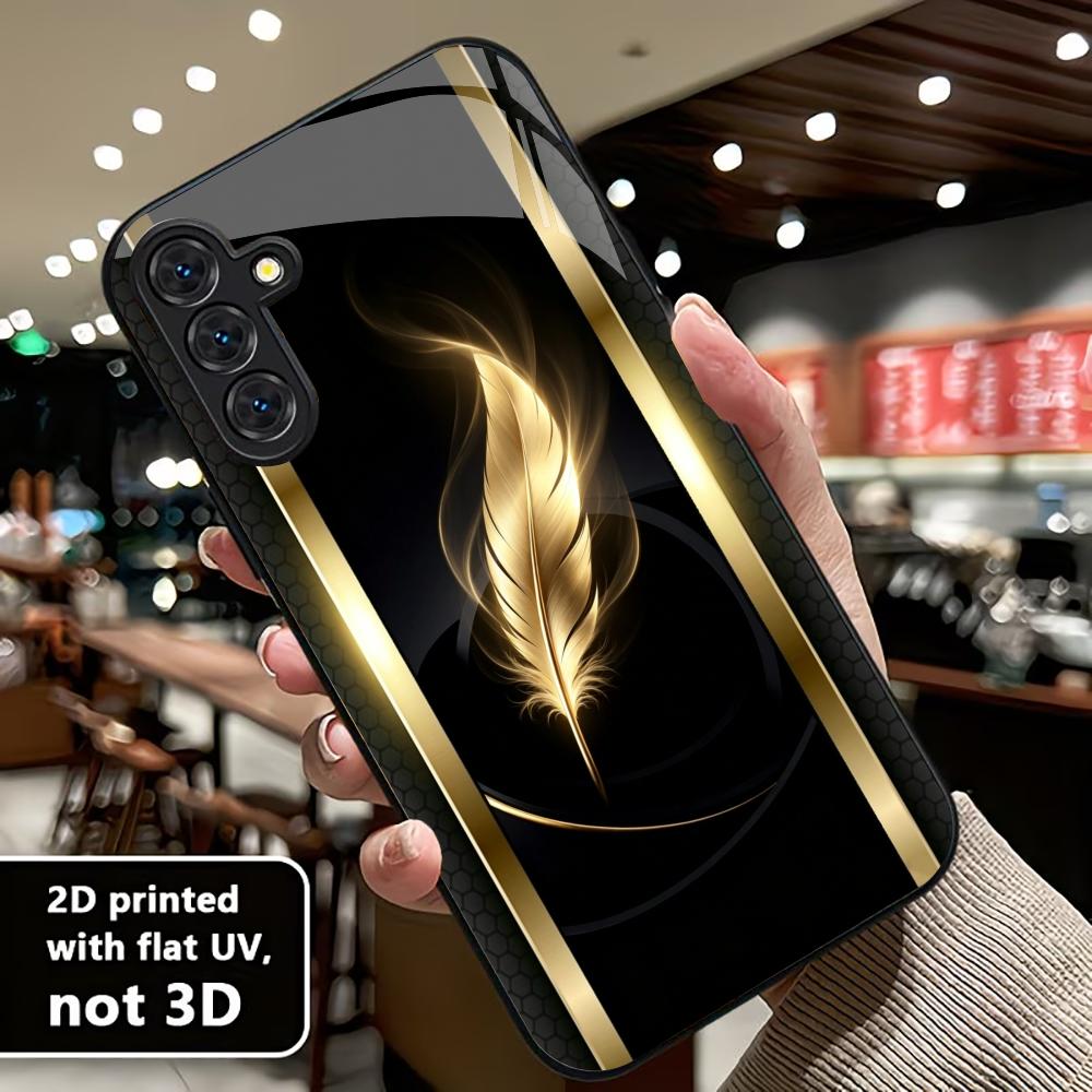 Shiny Golden Feather phone cas - Phone Cases Quad Lock incelemesi ve fiyatı