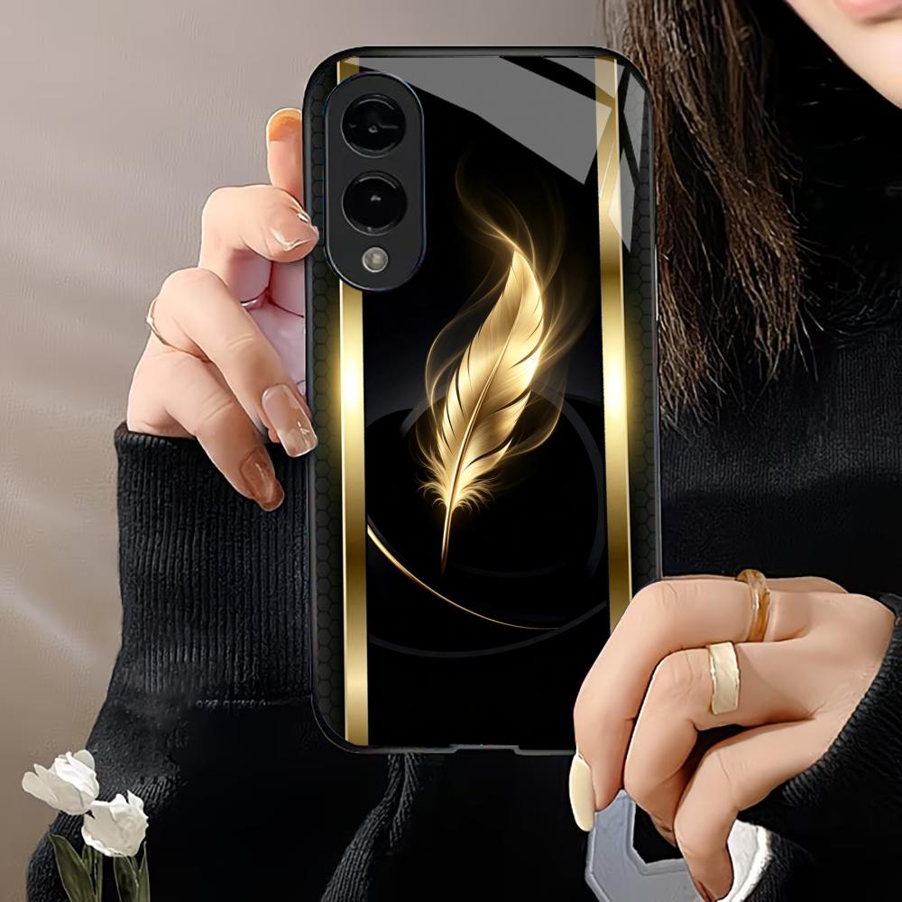 Shiny Golden Feather phone cas - Phone Cases Quad Lock incelemesi ve fiyatı