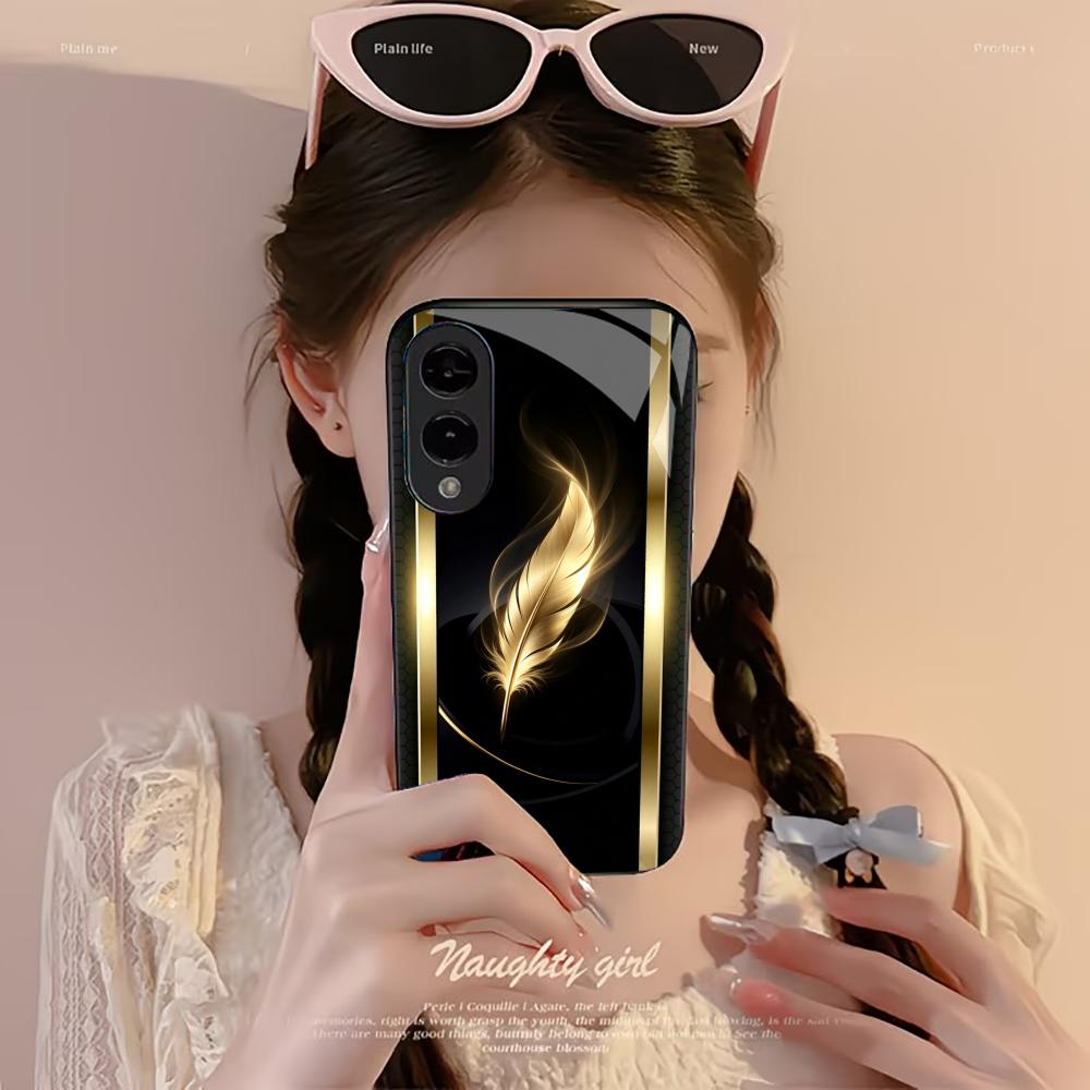 Shiny Golden Feather phone cas - Phone Cases Quad Lock incelemesi ve fiyatı