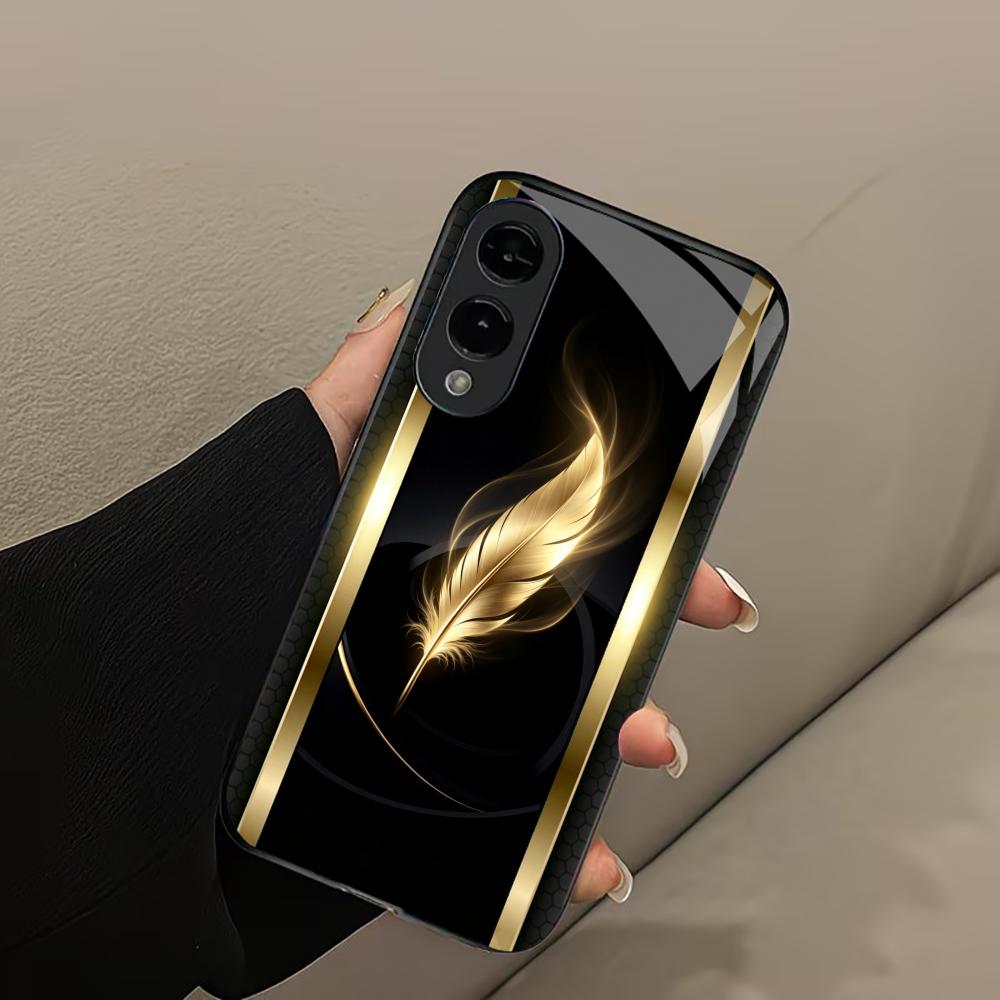 Shiny Golden Feather phone cas - Phone Cases Quad Lock incelemesi ve fiyatı
