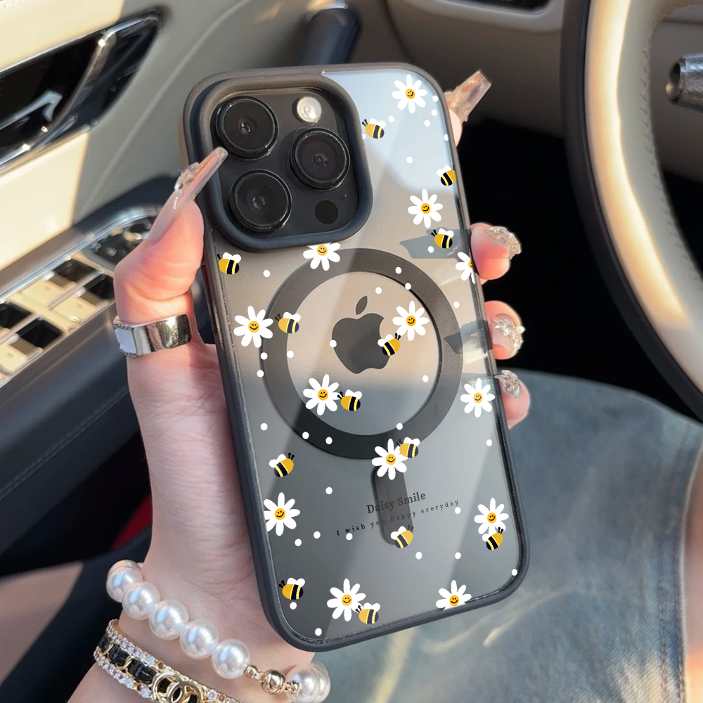 Fresh Daisy Bee Phone Case For - Clear Magsafe Case incelemesi ve fiyatı
