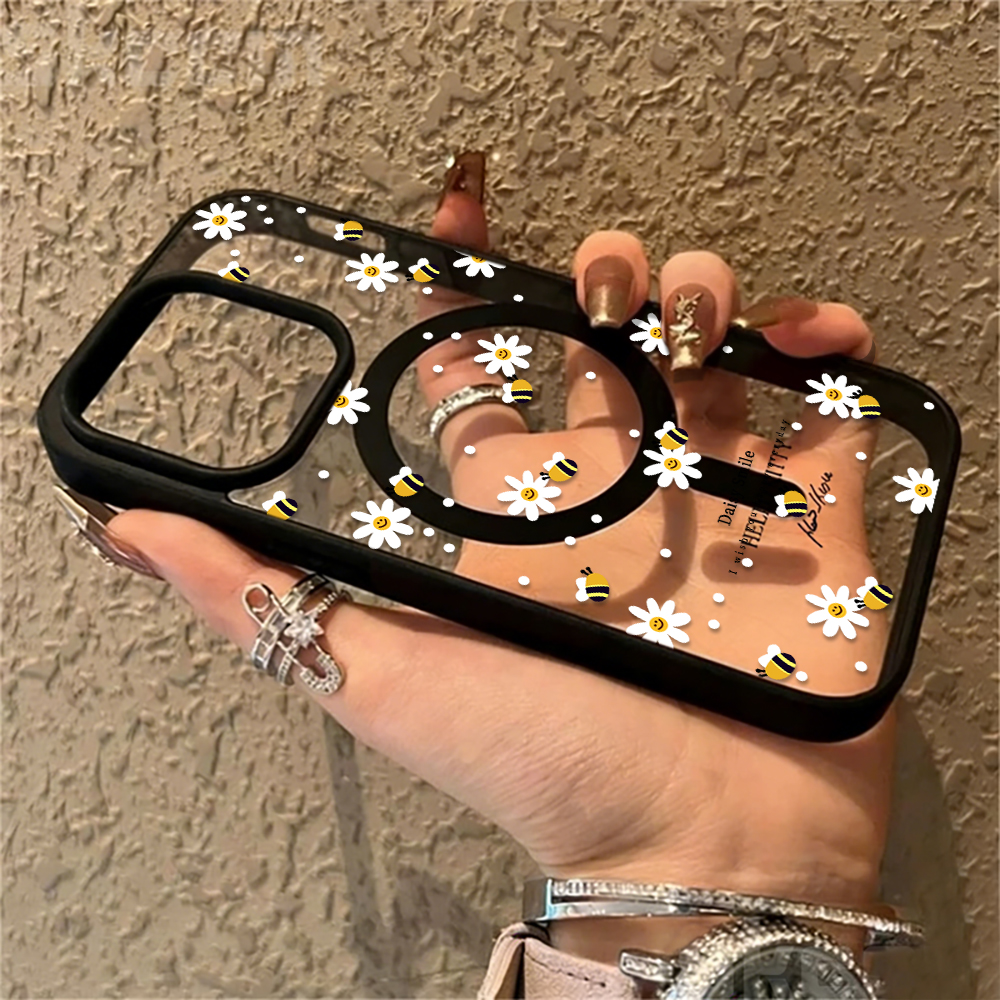 Fresh Daisy Bee Phone Case For - Clear Magsafe Case incelemesi ve fiyatı