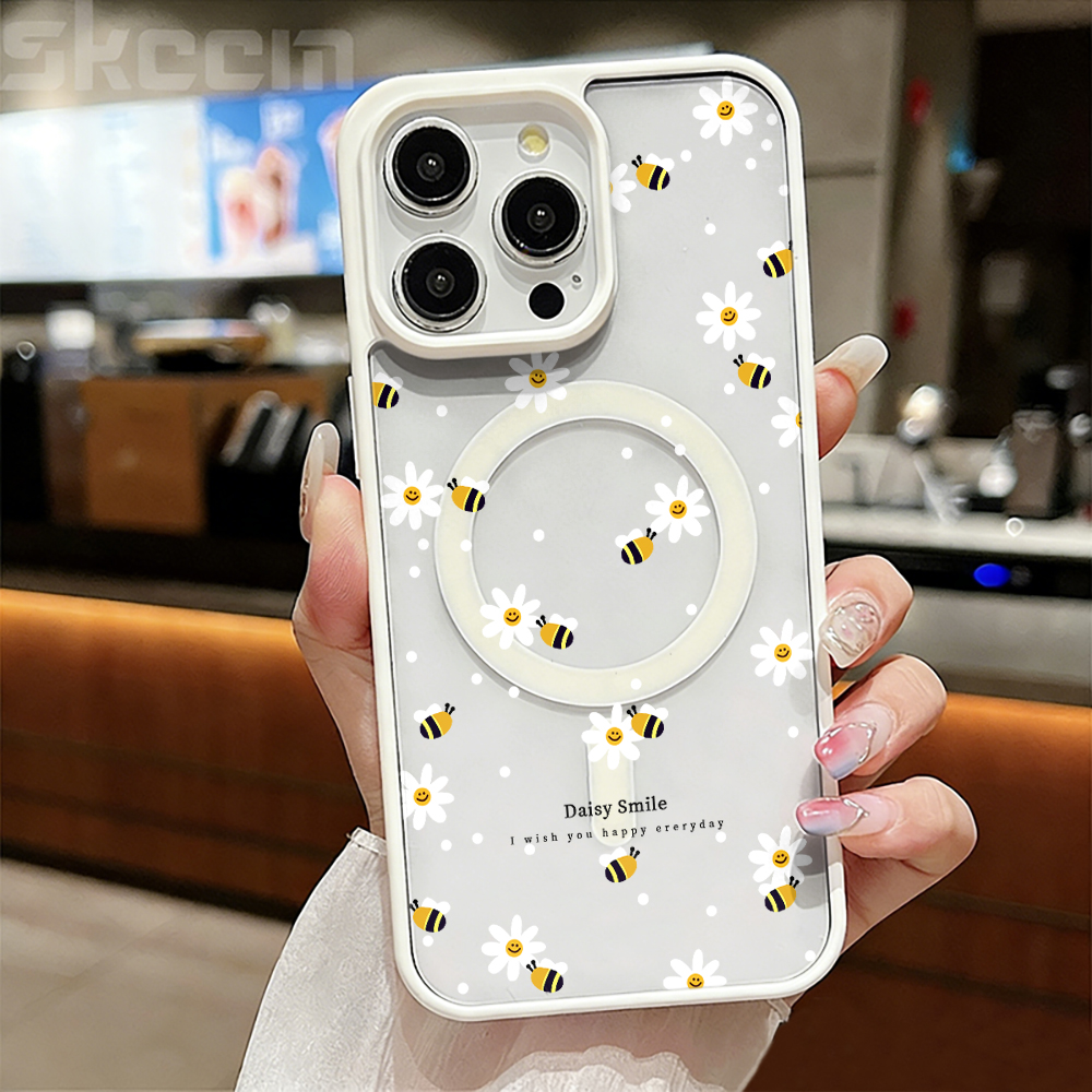 Fresh Daisy Bee Phone Case For - Clear Magsafe Case incelemesi ve fiyatı