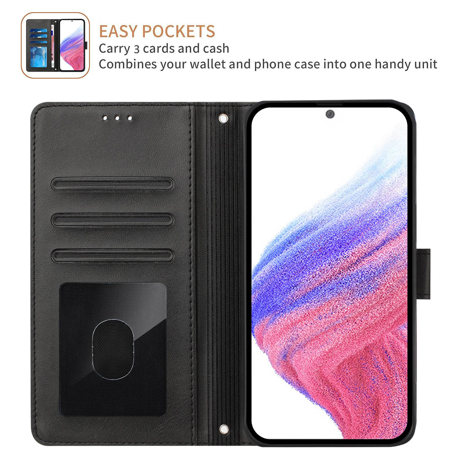 Flip Wallet Leather Case For S - Phone Cases With Wallet On Back incelemesi ve fiyatı