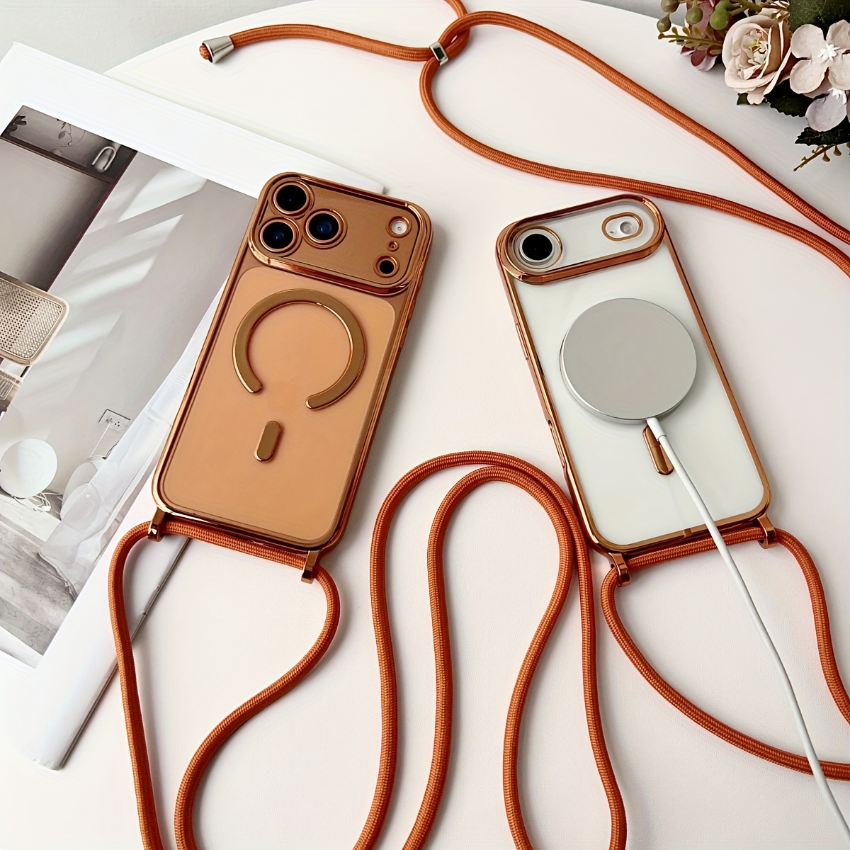 Luxury Necklace Cord Rope Lany - Clear Magsafe Case incelemesi ve fiyatı