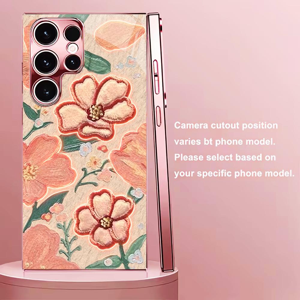 Glowing Peach Flower Fashion p - Phone Cases Quad Lock incelemesi ve fiyatı