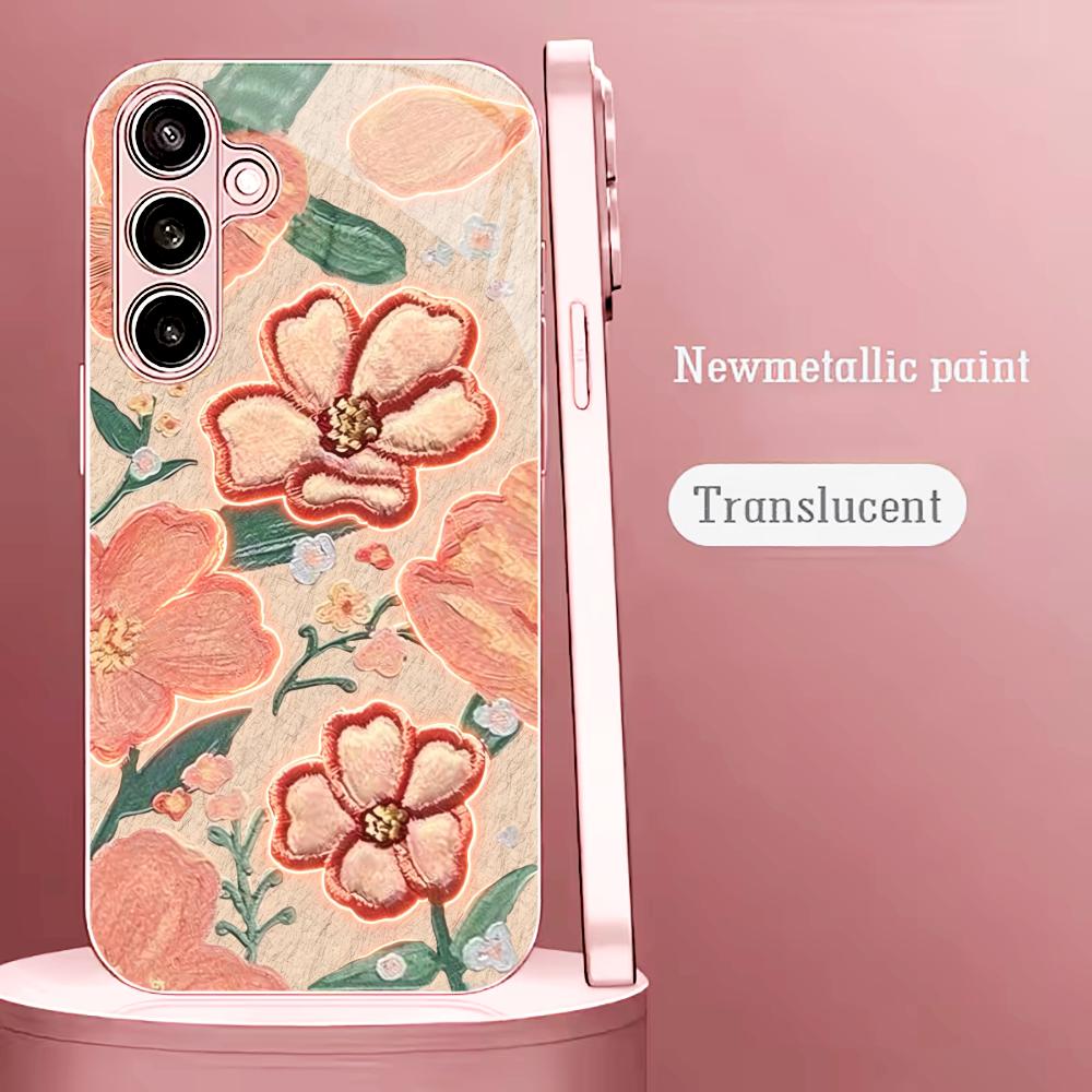 Glowing Peach Flower Fashion p - Phone Cases Quad Lock incelemesi ve fiyatı