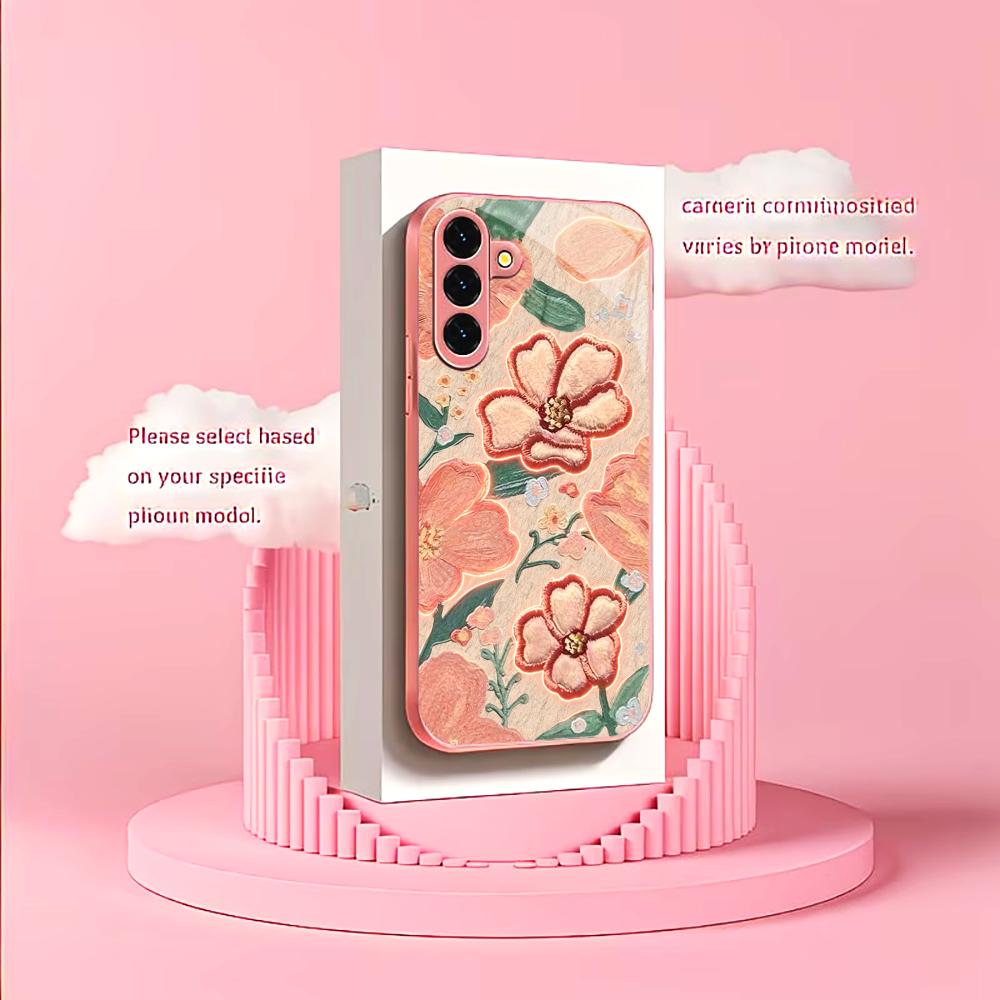 Glowing Peach Flower Fashion p - Phone Cases Quad Lock incelemesi ve fiyatı