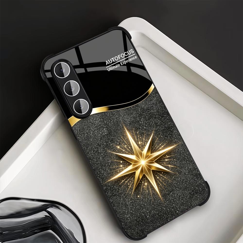 Black Shiny Gold Star phone ca - Phone Cases Quad Lock incelemesi ve fiyatı