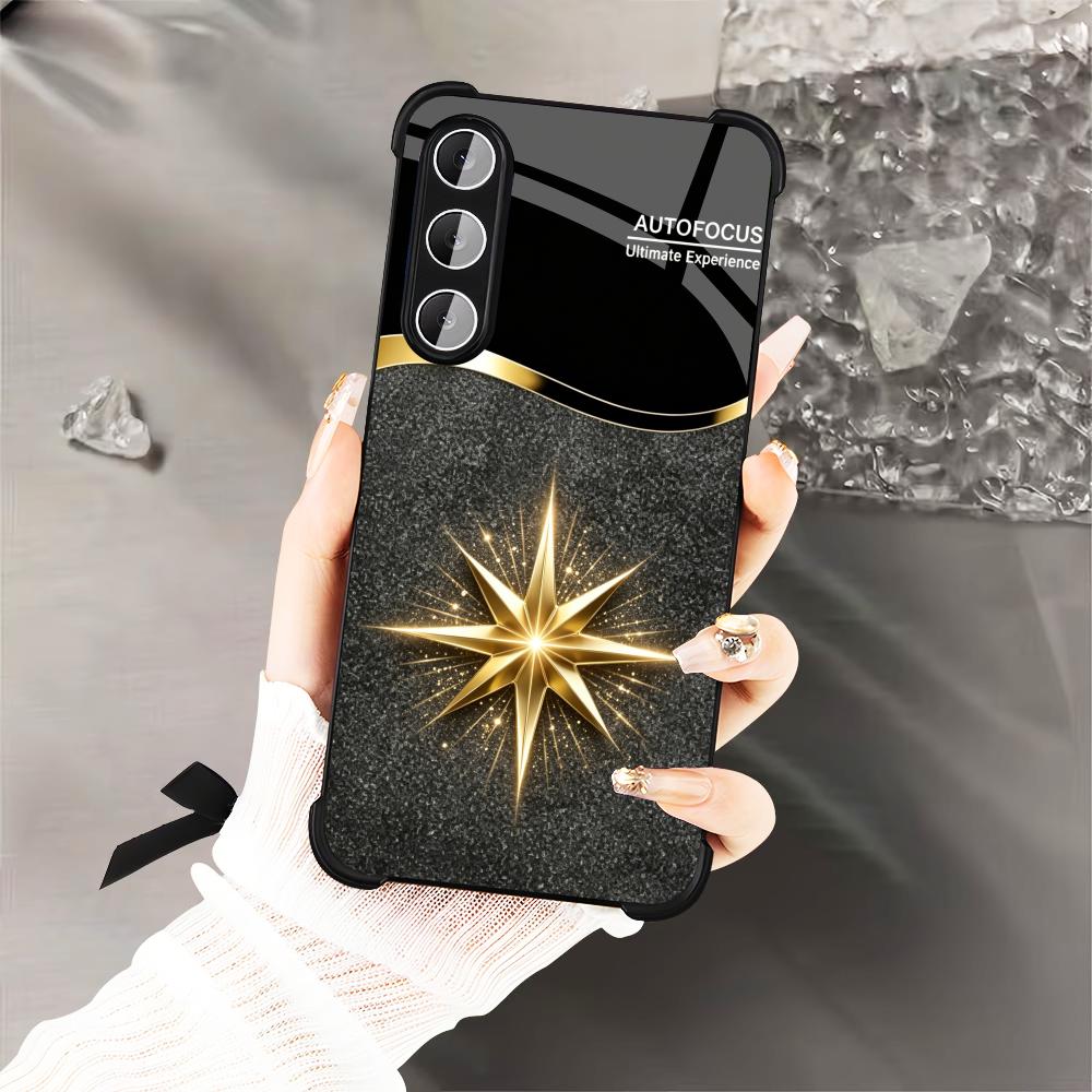 Black Shiny Gold Star phone ca - Phone Cases Quad Lock incelemesi ve fiyatı