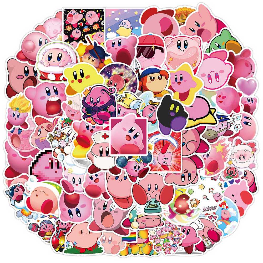 100pcs Cartoon Game Kirby Stic - Phone Cases Kids incelemesi ve fiyatı