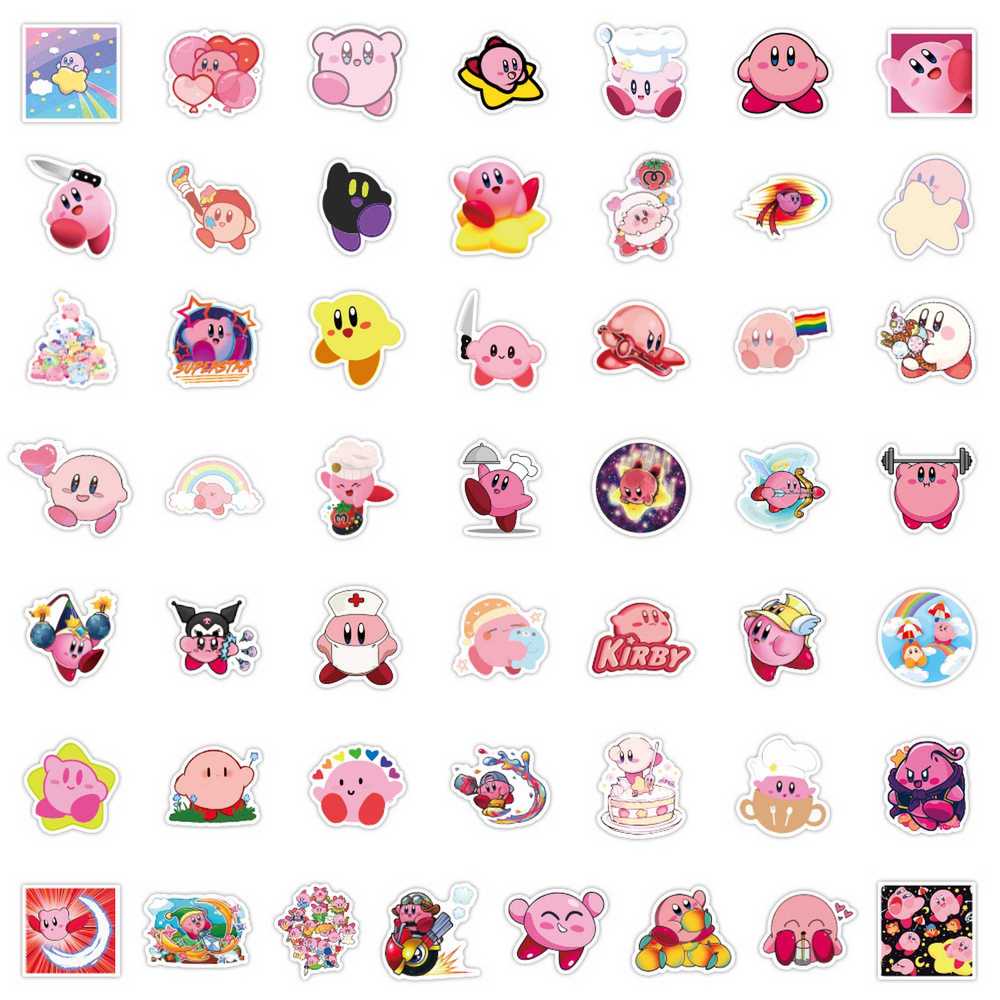 100pcs Cartoon Game Kirby Stic - Phone Cases Kids incelemesi ve fiyatı