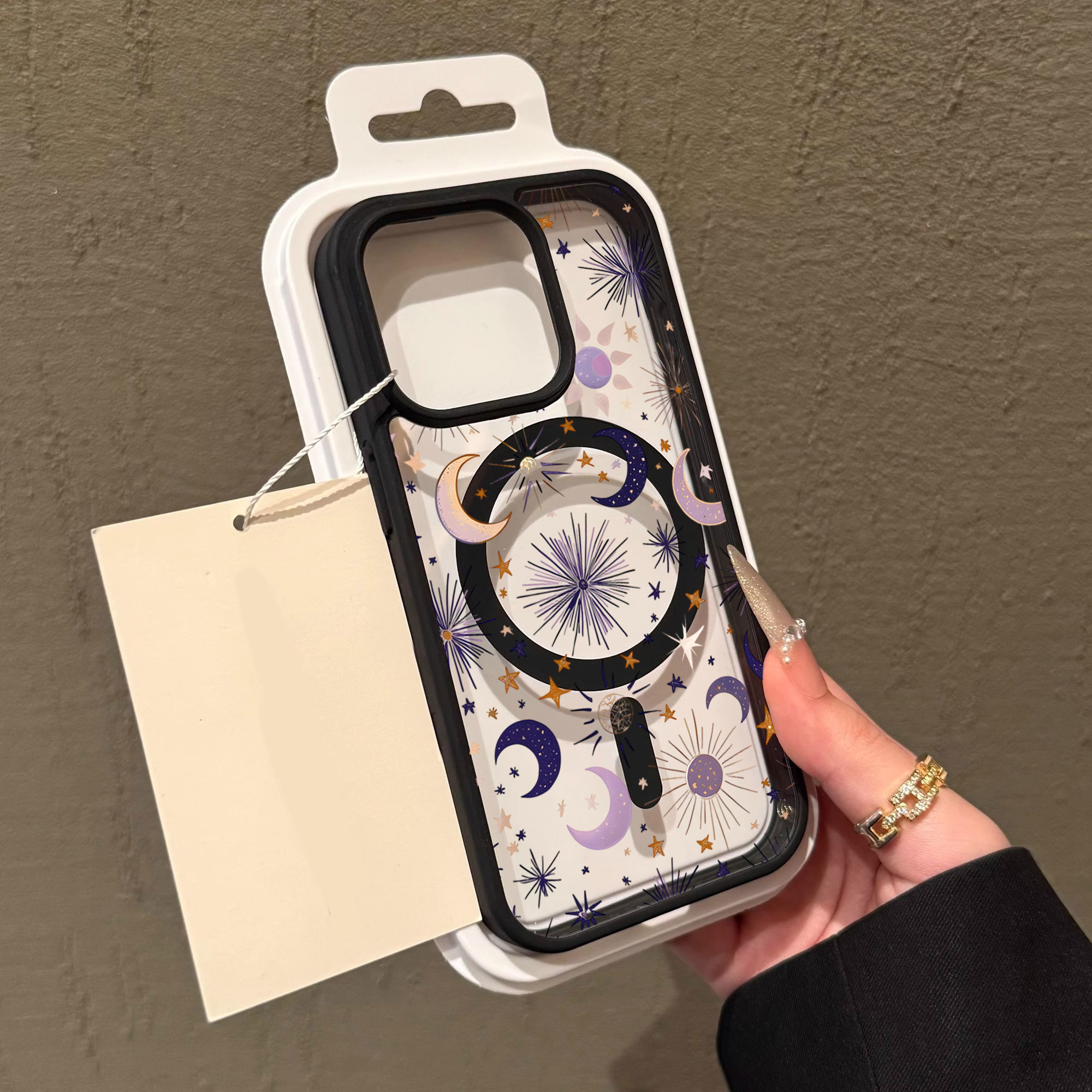 Stars Moon Y2K Clear Case For  - Clear Magsafe Case incelemesi ve fiyatı