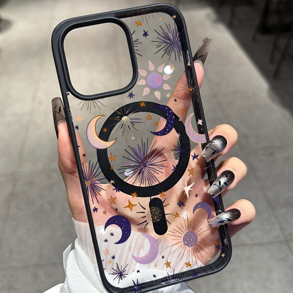 Stars Moon Y2K Clear Case For  - Clear Magsafe Case incelemesi ve fiyatı