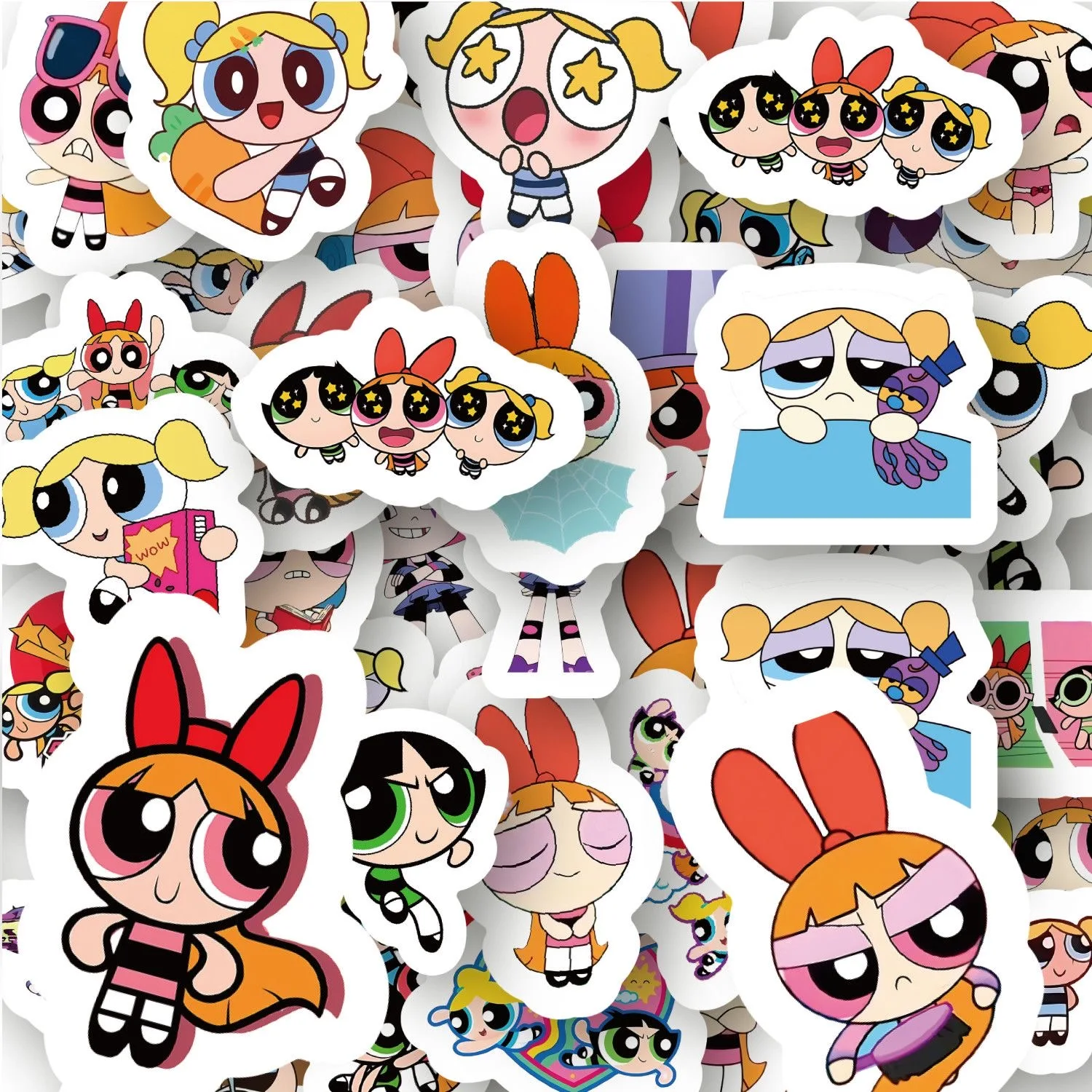 100pcs Powerpuff Girls Sticker - Phone Cases Kids incelemesi ve fiyatı