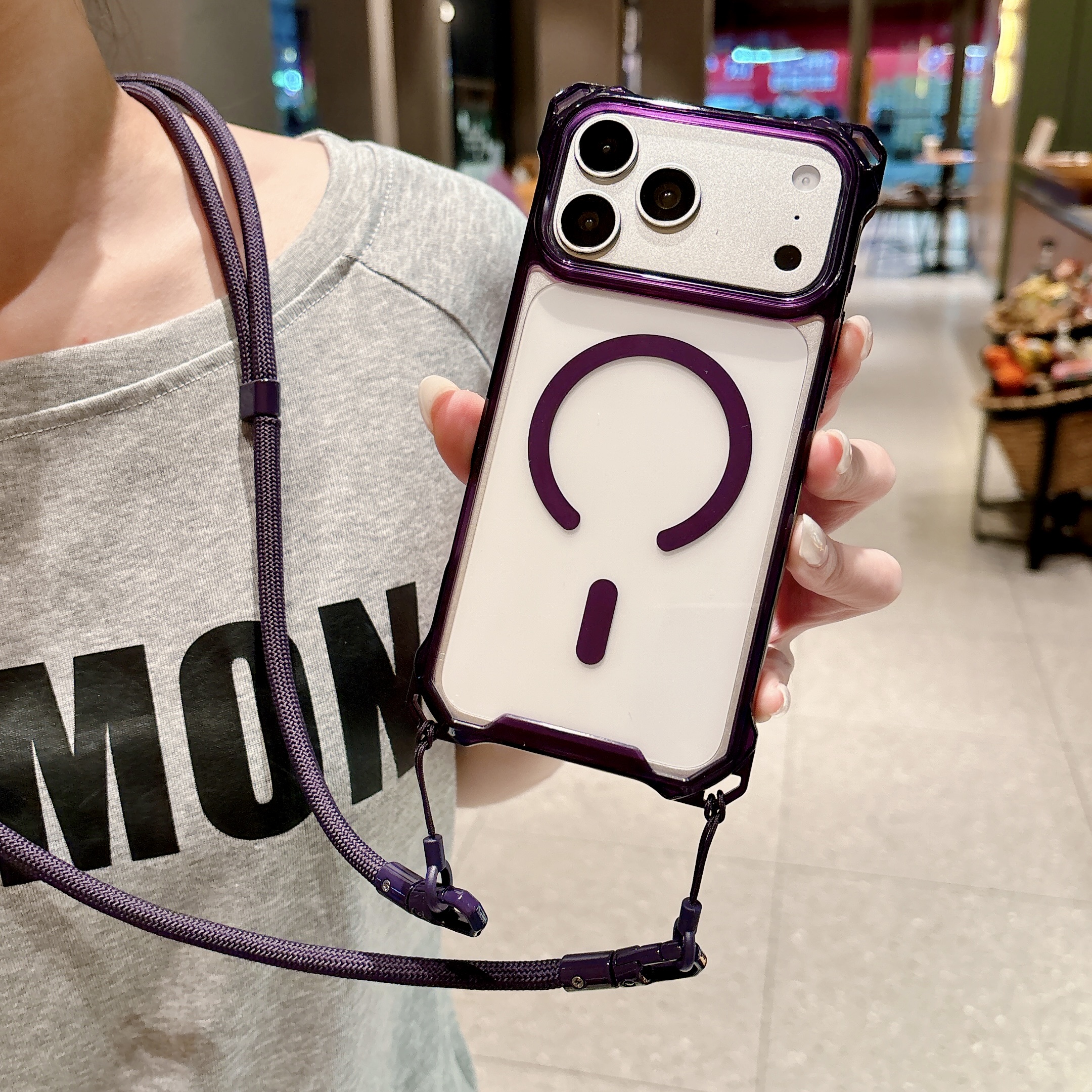 Clear Magnetic Lanyard Phone C - Clear Magsafe Case incelemesi ve fiyatı