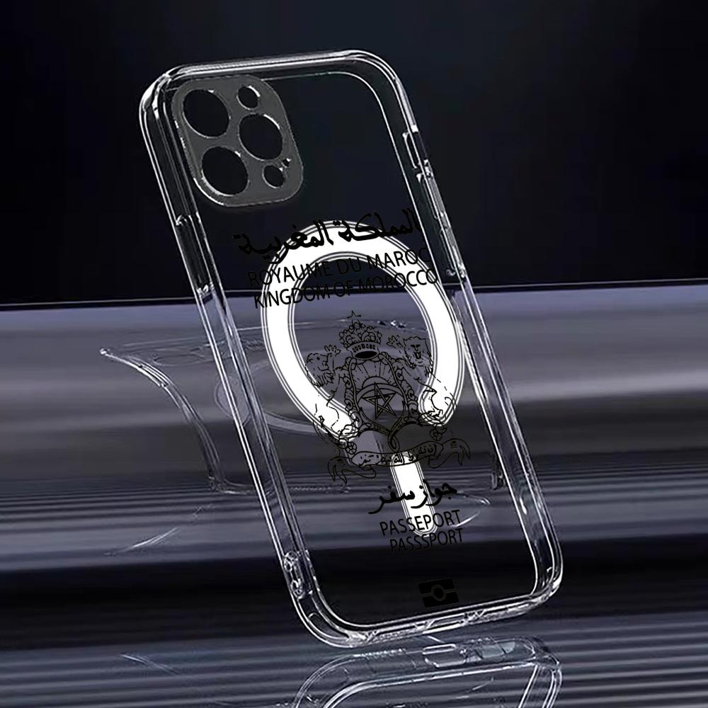 Cool Morocco Passport Phone Ca - Clear Magsafe Case incelemesi ve fiyatı