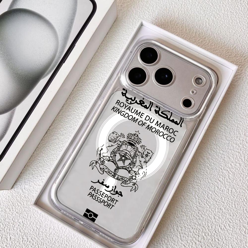Cool Morocco Passport Phone Ca - Clear Magsafe Case incelemesi ve fiyatı