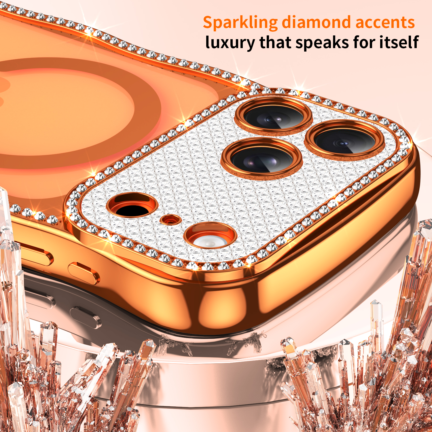 Wave Bling Diamond Clear Magne - Clear Magsafe Case incelemesi ve fiyatı
