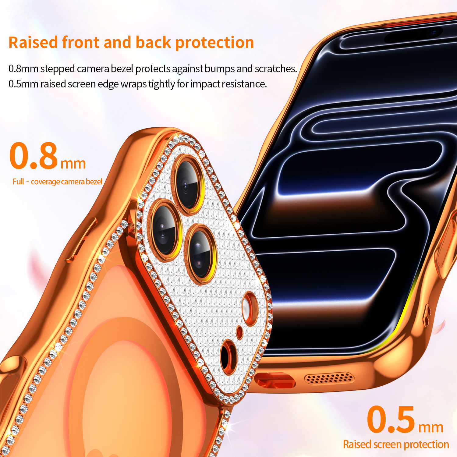 Wave Bling Diamond Clear Magne - Clear Magsafe Case incelemesi ve fiyatı