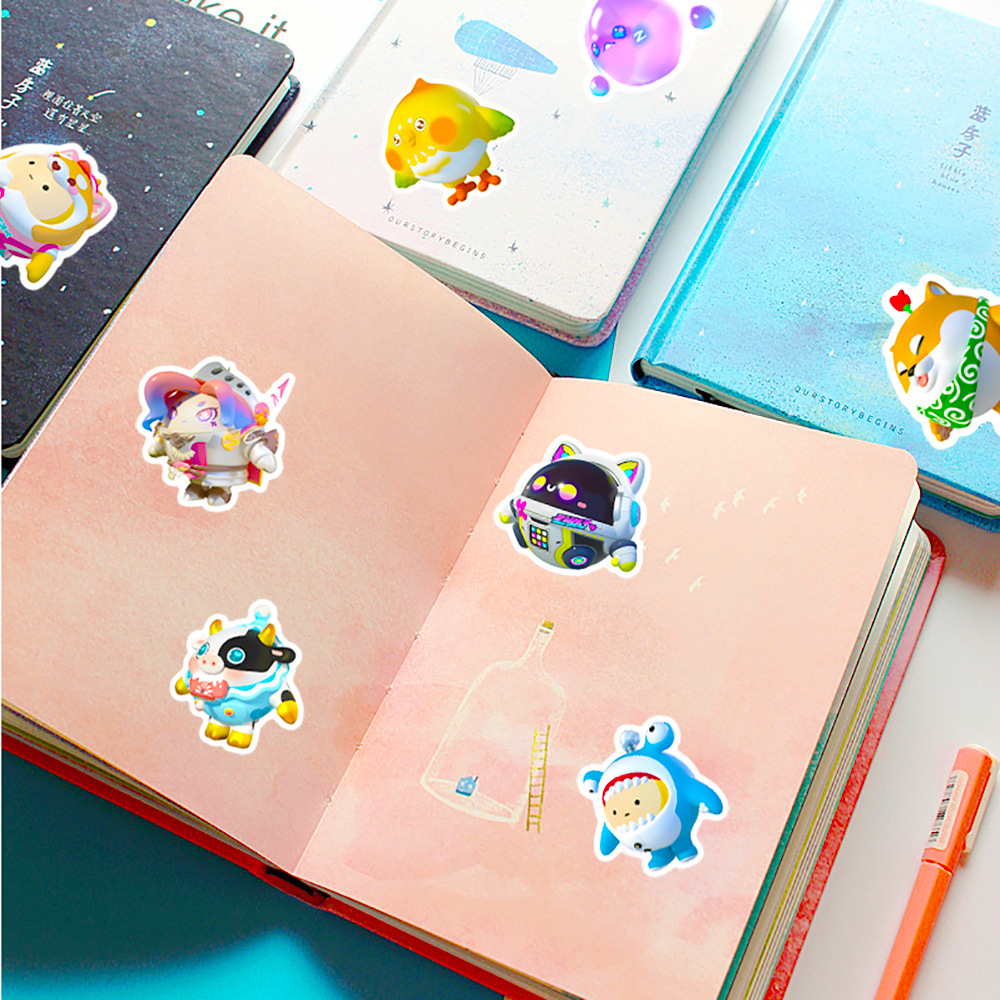 50Pcs Kawaii Eggy Party Cartoo - Phone Cases Kids incelemesi ve fiyatı
