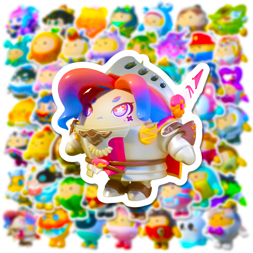 50Pcs Kawaii Eggy Party Cartoo - Phone Cases Kids incelemesi ve fiyatı
