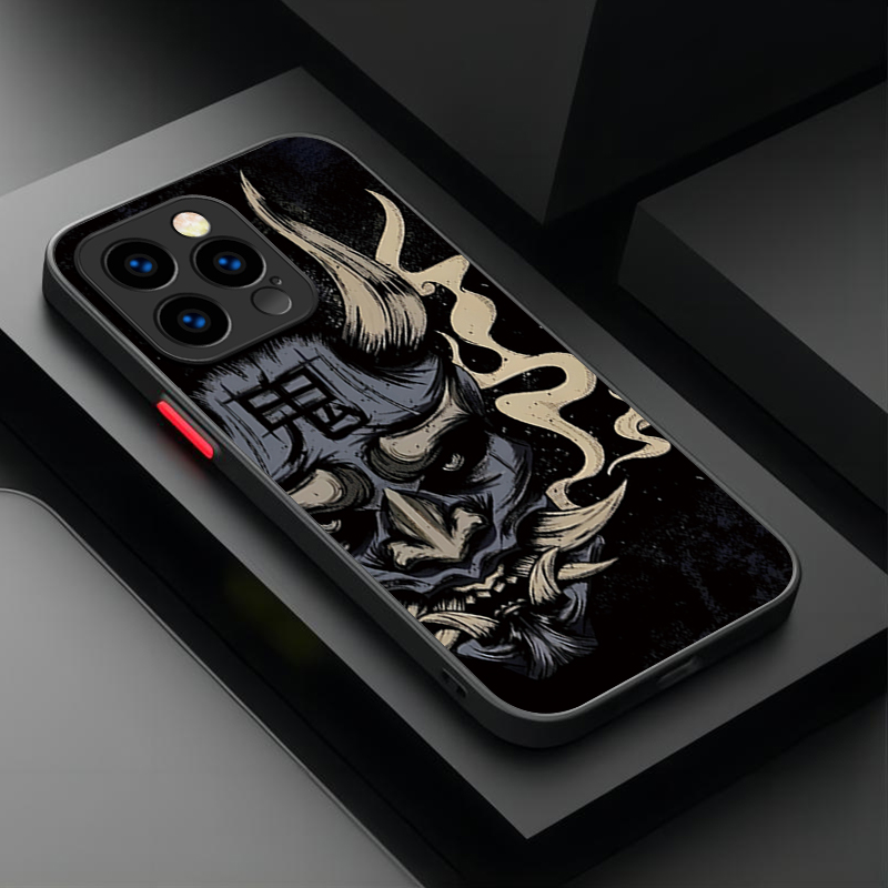 Samurai Hannya Mask Ghost Prin - Phone Cases Mous incelemesi ve fiyatı