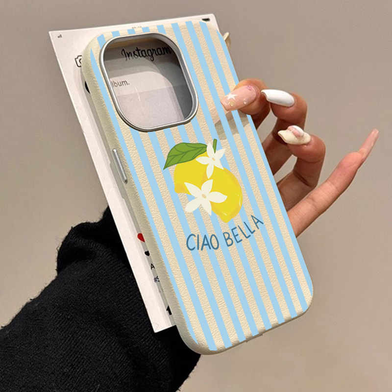 Lemon Striped Retro Design Sui - Phone Cases Xiaomi 14T incelemesi ve fiyatı