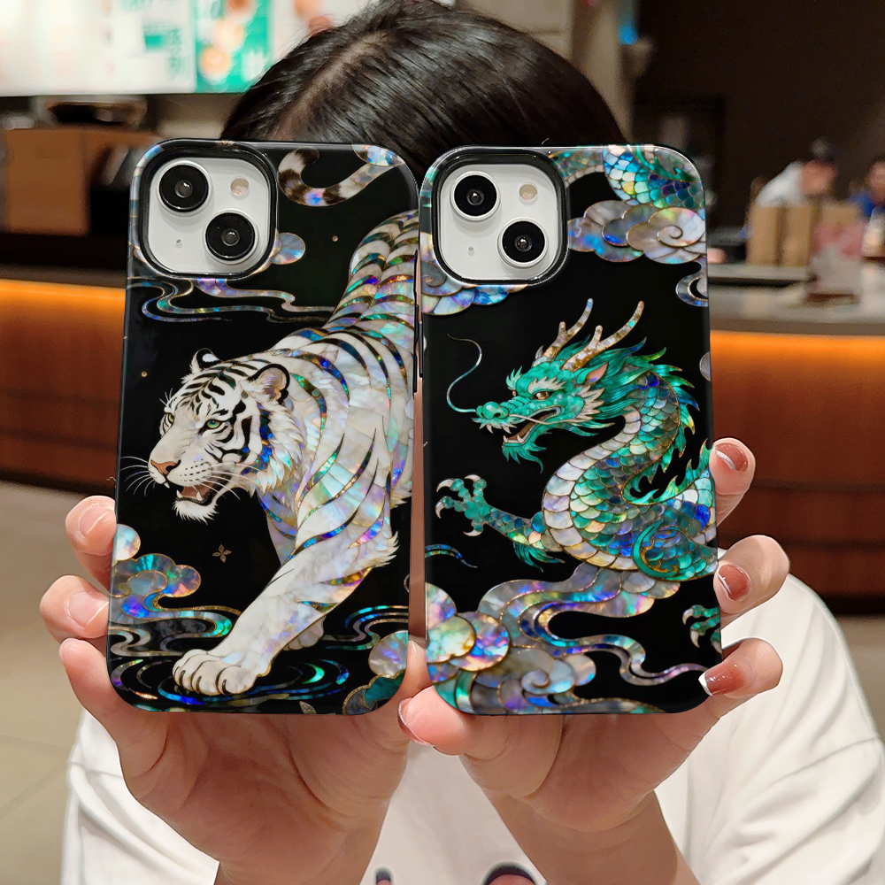 Stylish Tiger Dragon Marble Te - Phone Cases Mous incelemesi ve fiyatı