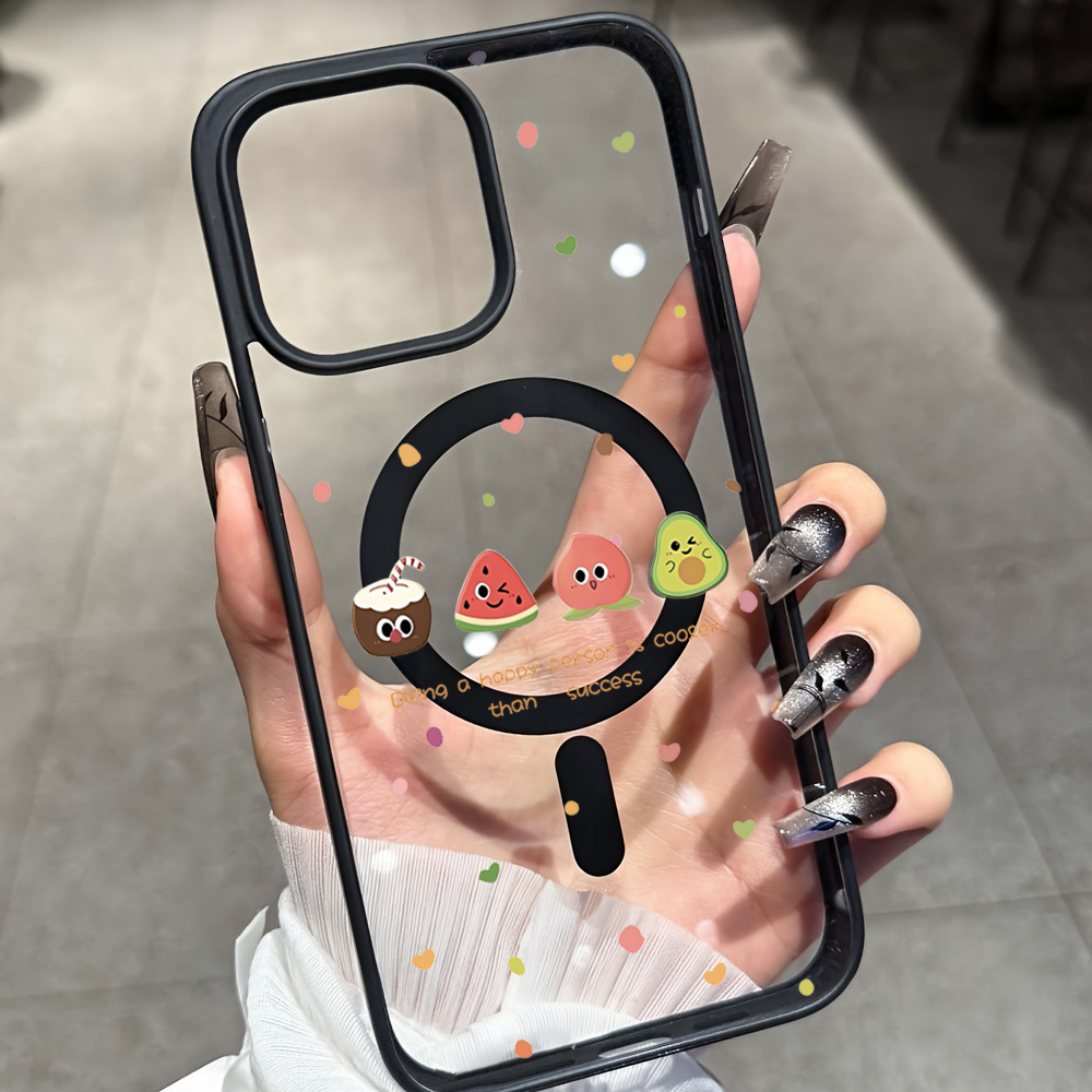 Cute Cherry Fruit Clear Case F - Clear Magsafe Case incelemesi ve fiyatı