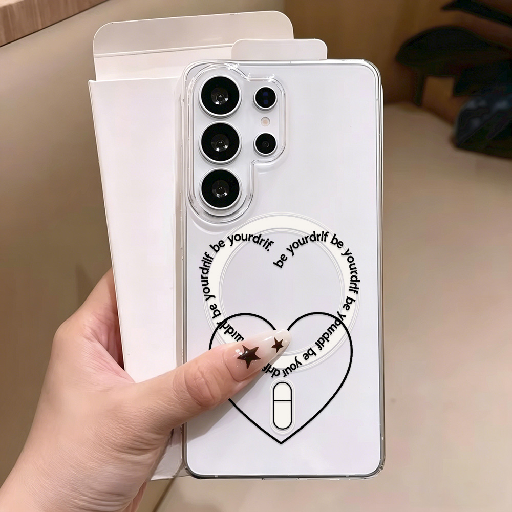 For Magsafe Love Heart Phone C - Clear Magsafe Case incelemesi ve fiyatı