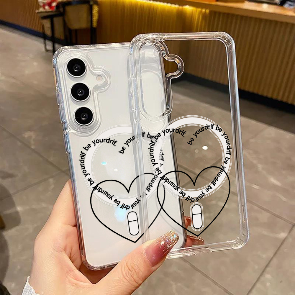 For Magsafe Love Heart Phone C - Clear Magsafe Case incelemesi ve fiyatı