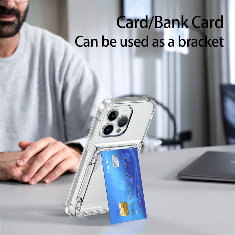 Transparent Card Slot Bag Hold - Phone Cases With Wallet On Back incelemesi ve fiyatı