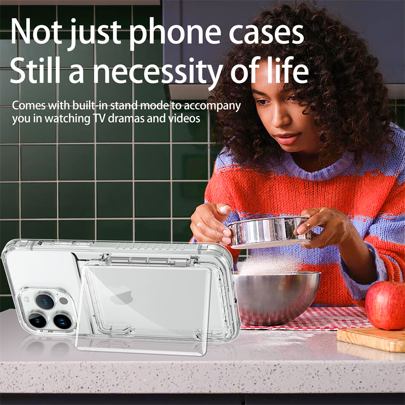 Transparent Card Slot Bag Hold - Phone Cases With Wallet On Back incelemesi ve fiyatı