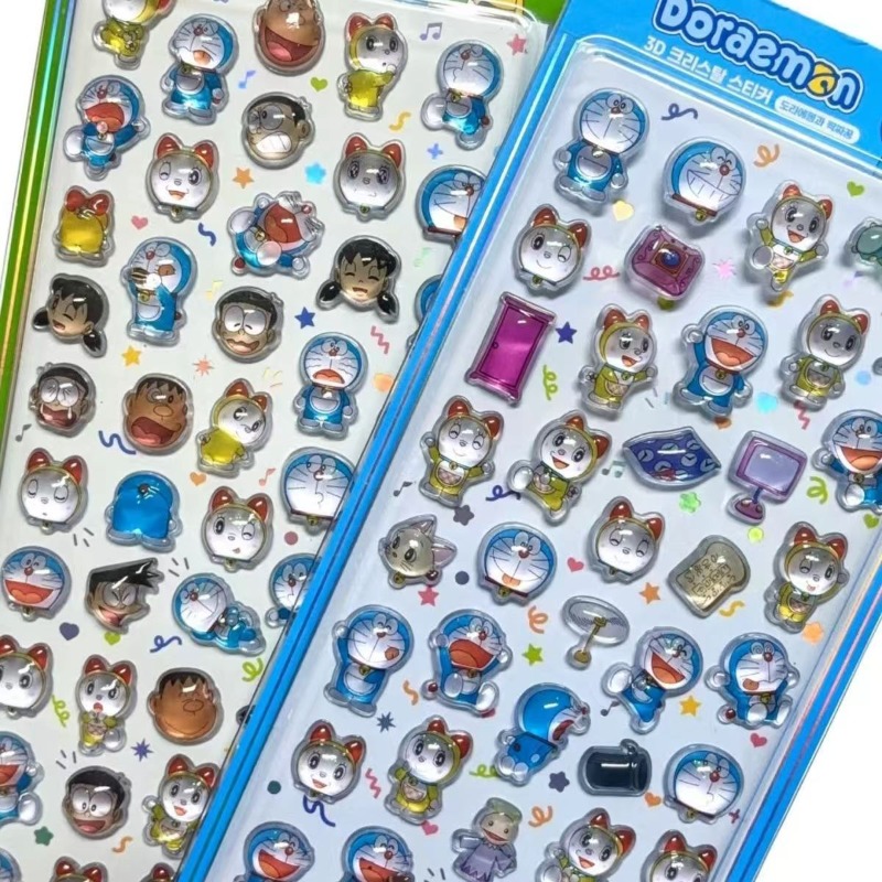 Doraemon Crystal Sticker Anime - Phone Cases Kids incelemesi ve fiyatı