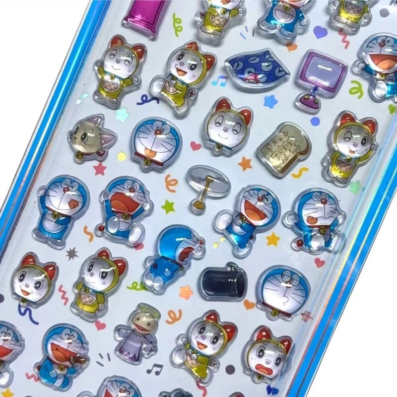 Doraemon Crystal Sticker Anime - Phone Cases Kids incelemesi ve fiyatı