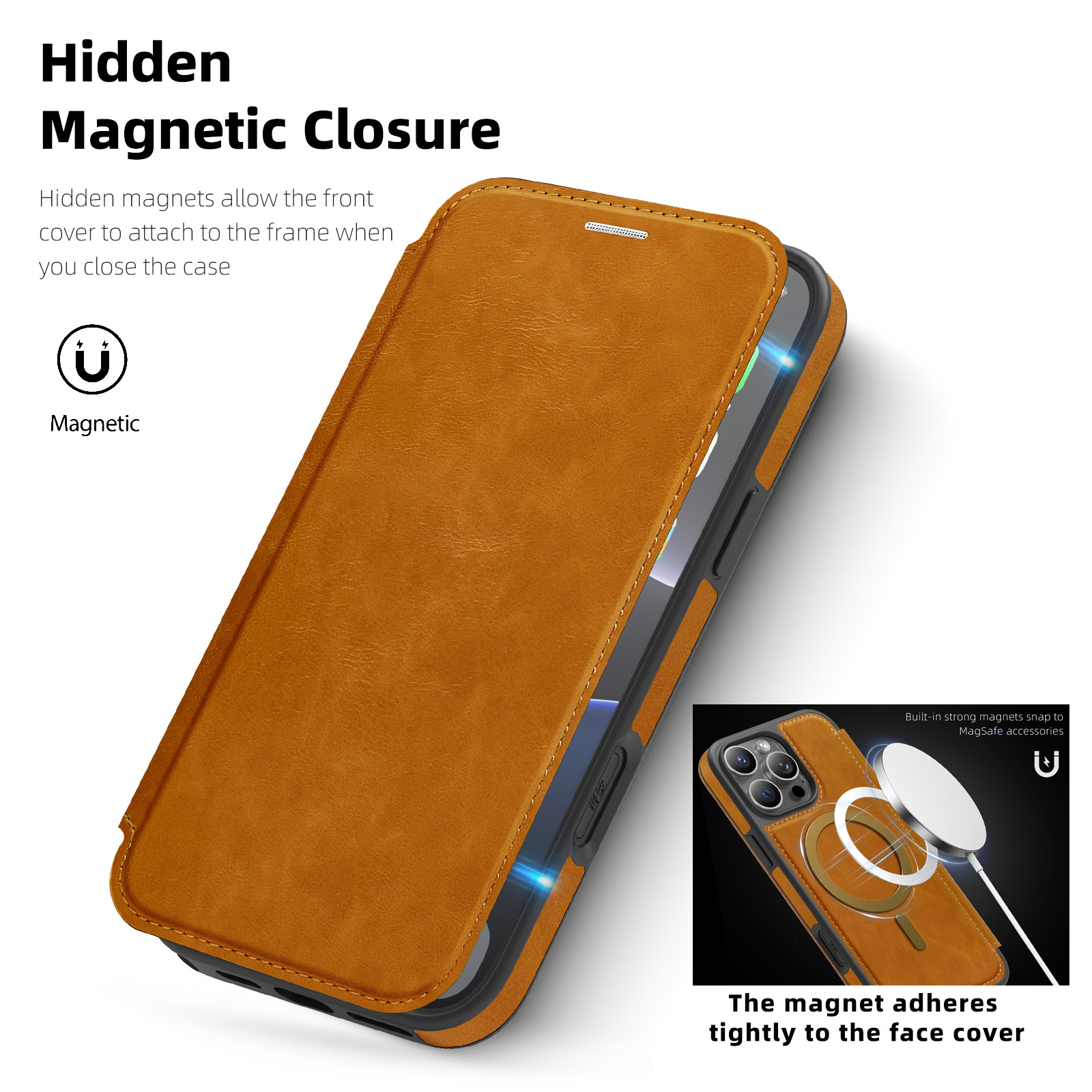 Magnetic Flip Leather Phone Ca - Phone Cases With Wallet On Back incelemesi ve fiyatı