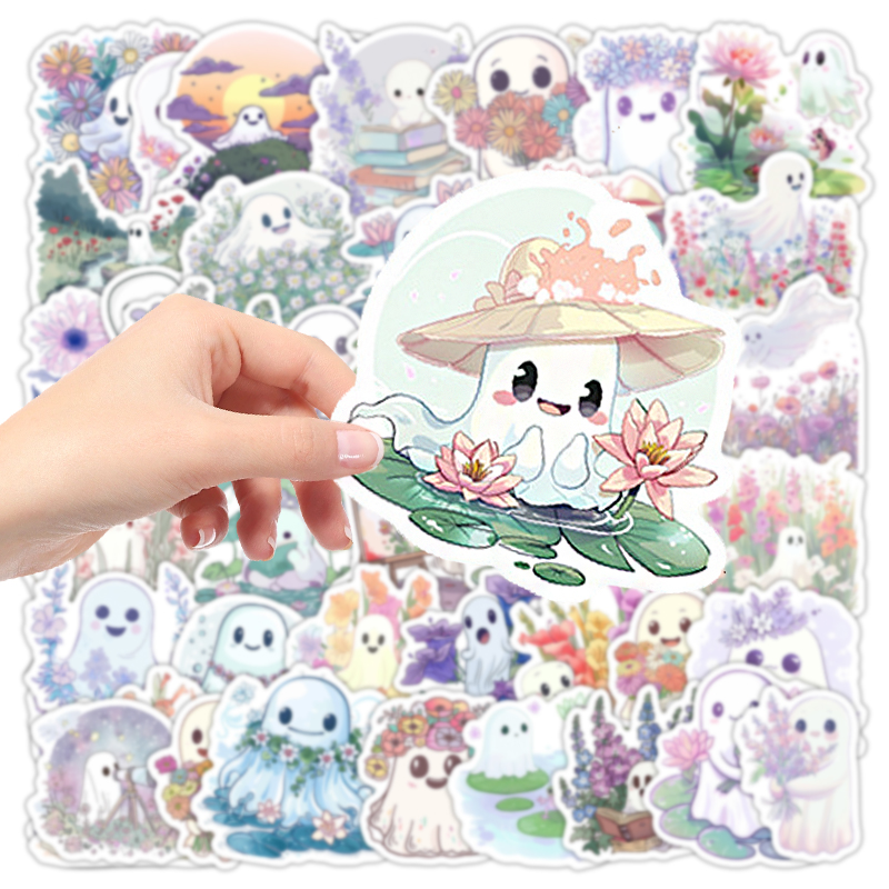 50PCS Cute White Ghost Graffit - Phone Cases Kids incelemesi ve fiyatı