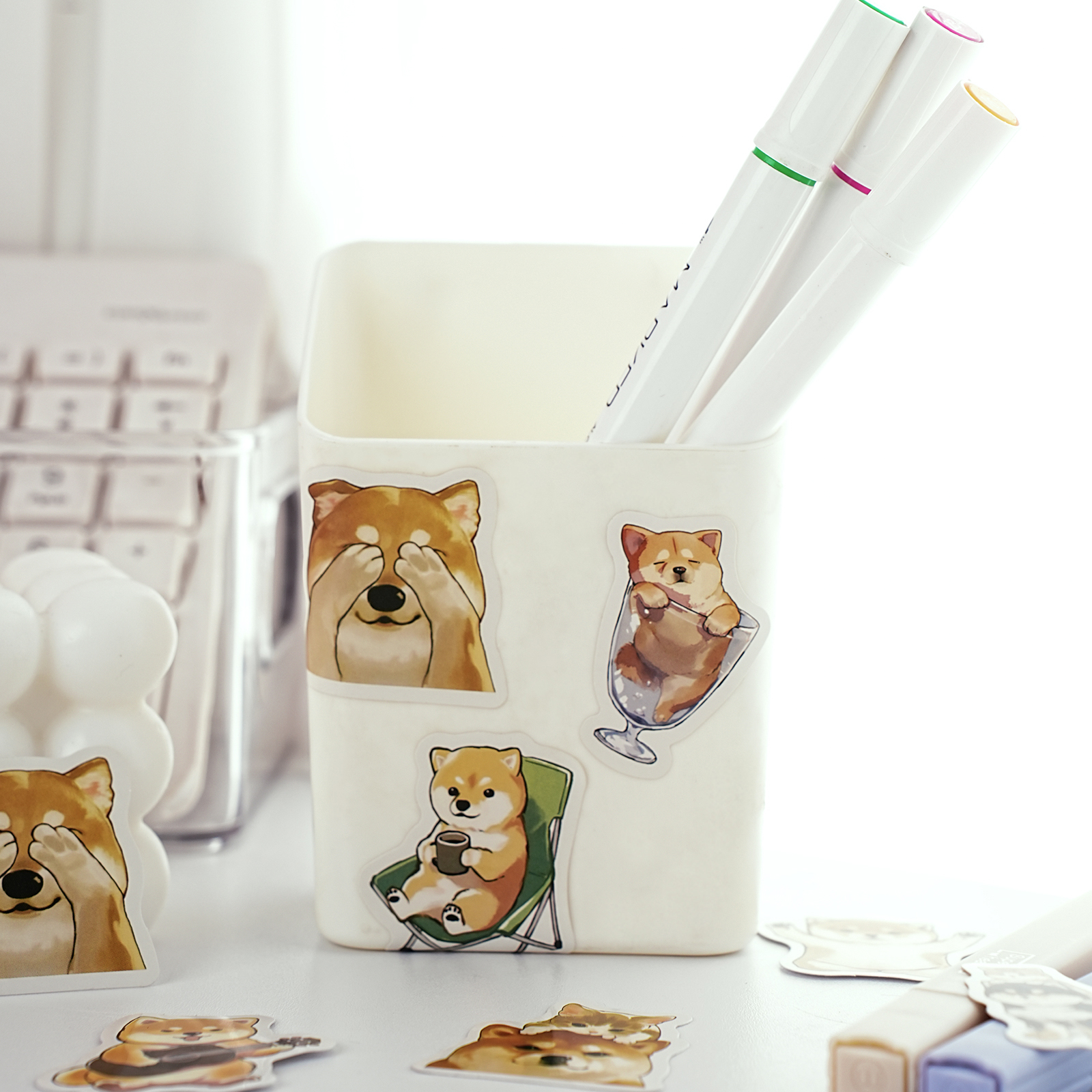 40pcs Cute Animal House Sticke - Phone Cases Kids incelemesi ve fiyatı