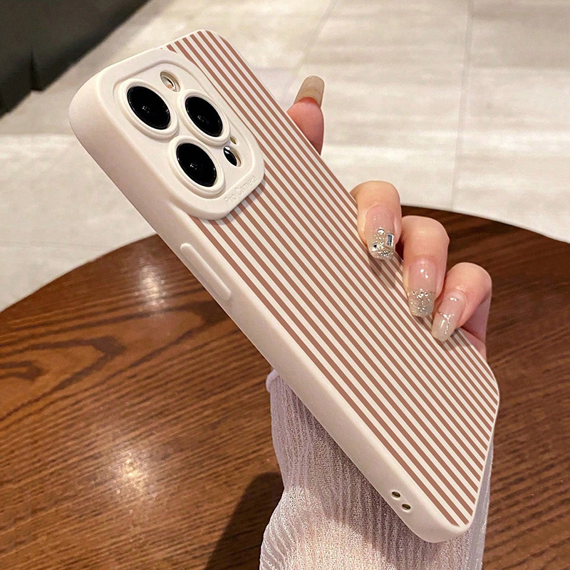 Pink Striped Painted Anti-Drop - Phone Cases Mous incelemesi ve fiyatı