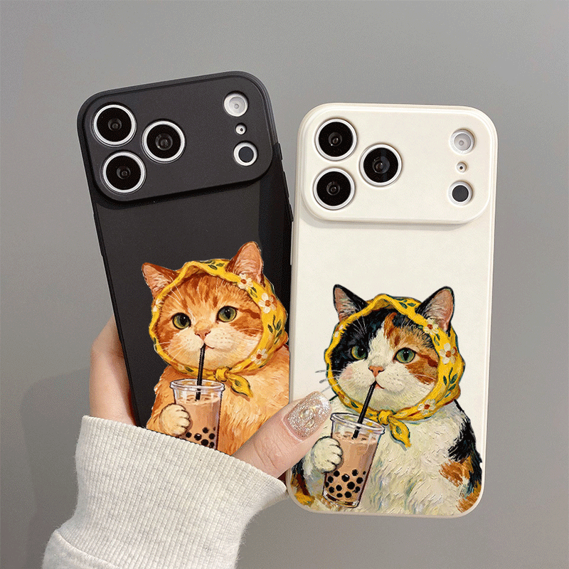 Funny Cartoon Animal Cat Coupl - Phone Cases Mous incelemesi ve fiyatı