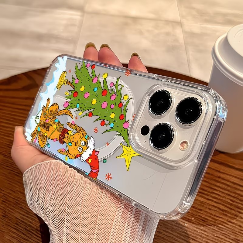 Puppy themed Christmas party C - Clear Magsafe Case incelemesi ve fiyatı