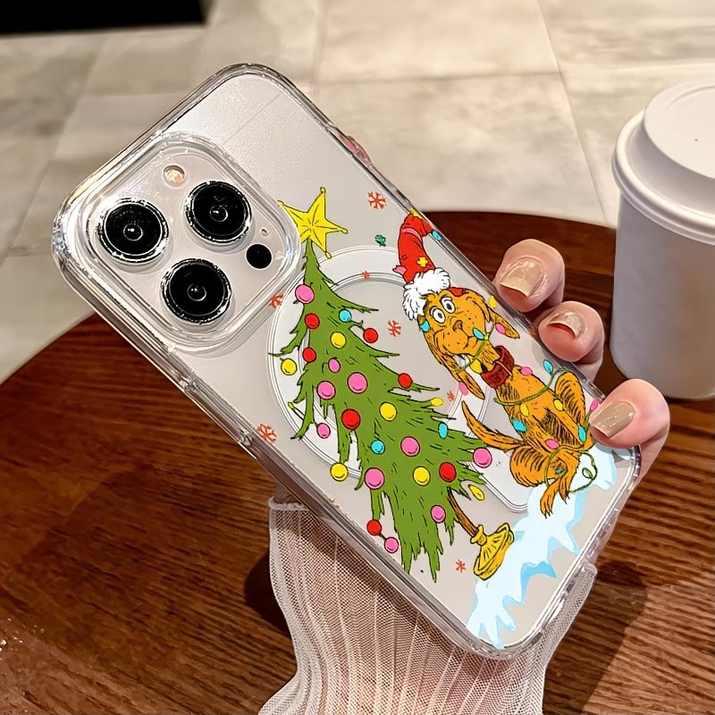 Puppy themed Christmas party C - Clear Magsafe Case incelemesi ve fiyatı