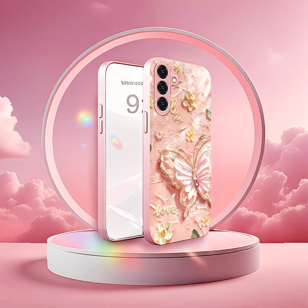 Pink Glitter Butterfly Fashion - Phone Cases Quad Lock incelemesi ve fiyatı